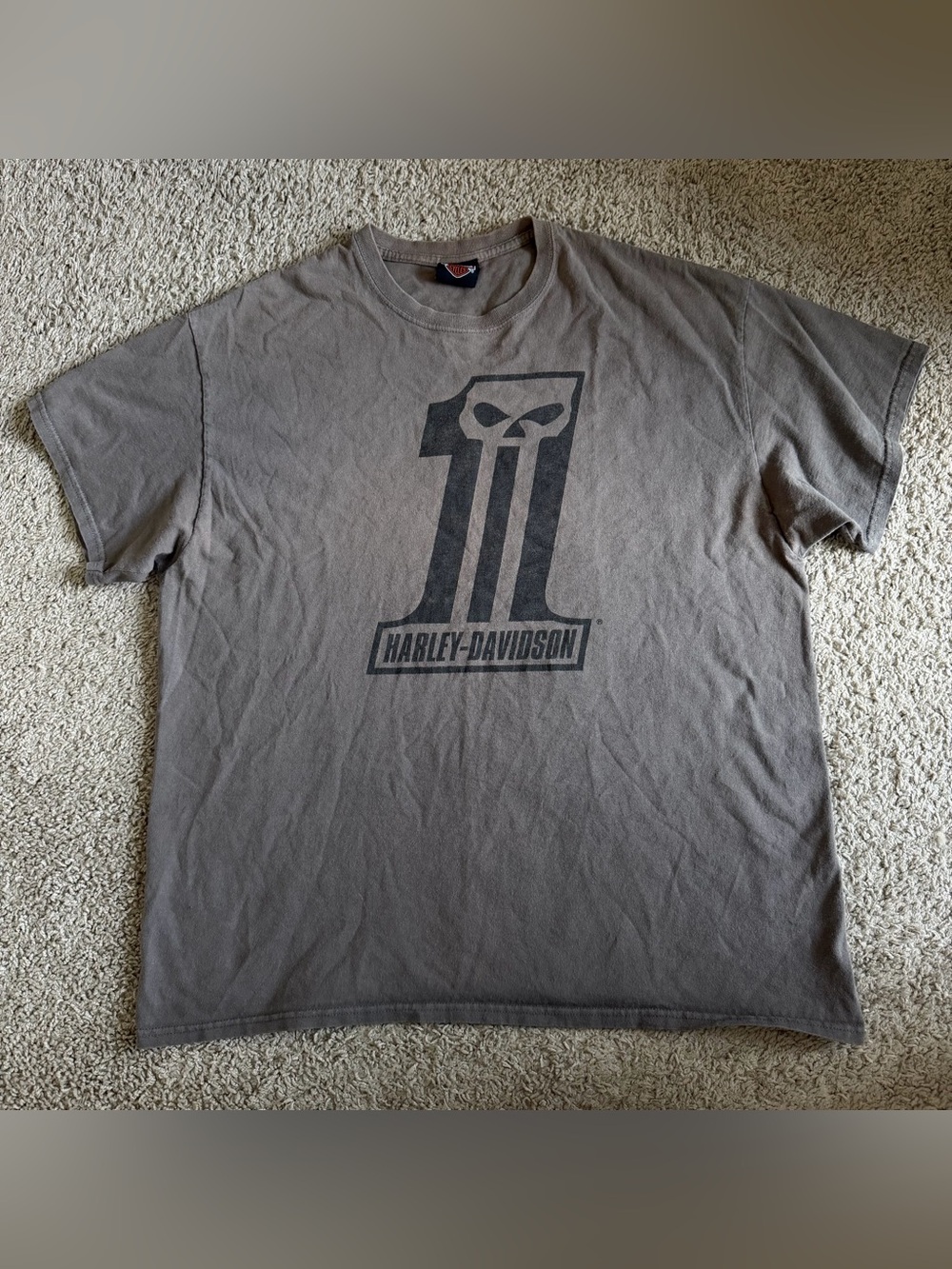 Harley Davison 1 Skull Vehicle Operations York, PA Tee T Shirt
